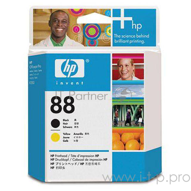 Картридж струйный HP C9381A черный/желтый для HP OJ Pro K550/K5400/K8600