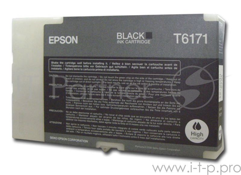 Картридж струйный Epson C13T617100 black для B-300/B-500DN/B-510DN