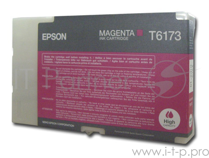 Картридж струйный Epson C13T617300 magenta для B-300/B-500DN/B-510DN