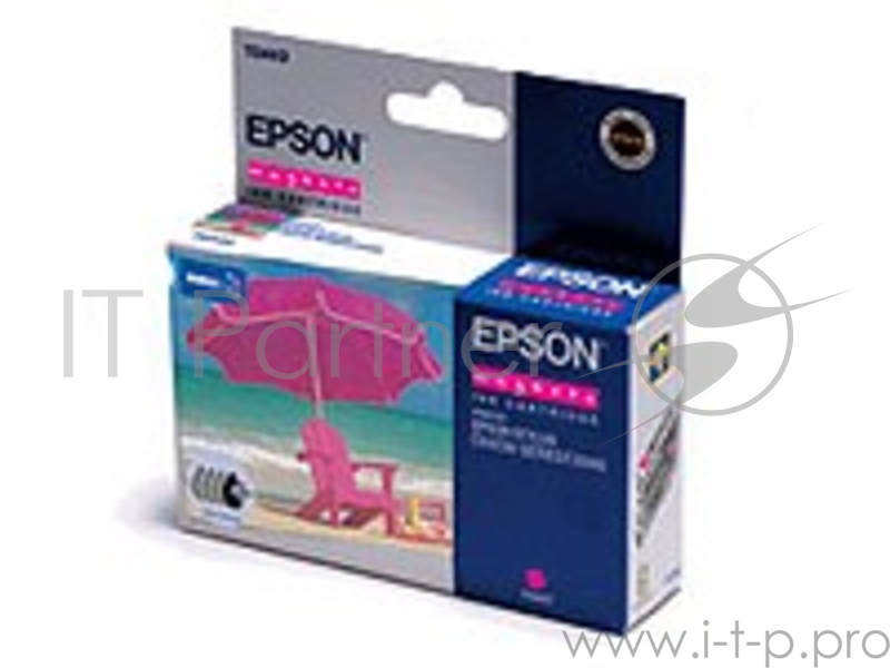 Картридж струйный Epson C13T044340 пурпурный для Stylus C84 Photo Edition