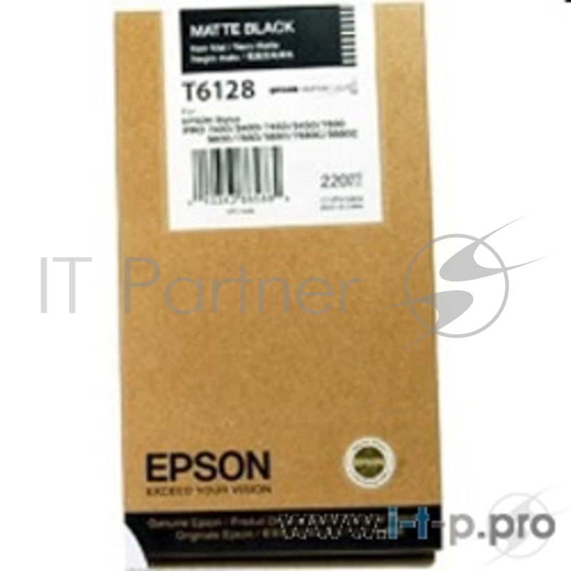 Картридж струйный Epson C13T612800 matt для Stylus Pro 7400/7800/7880/9400/9800 (220ml)