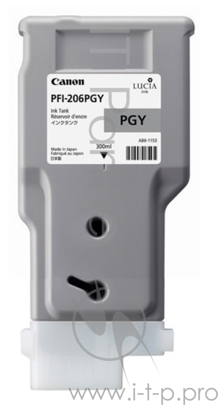 Картридж струйный Canon PFI-206 PGY фото серый для iPF6400/6450 (5313B001)