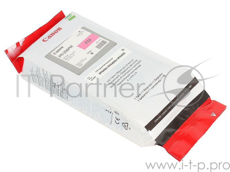 Расходные материалы Canon PFI-206PM 5308B001 Картридж для iPF6400/6450, Фото Пурпурный, 300ml