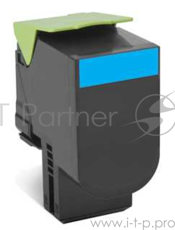 Картридж Lexmark CS310/410/510 1K Голубой Return Program