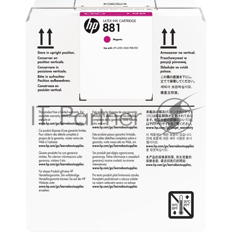 Картридж HP 881 5-Ltr Magenta Latex Ink Cartridge