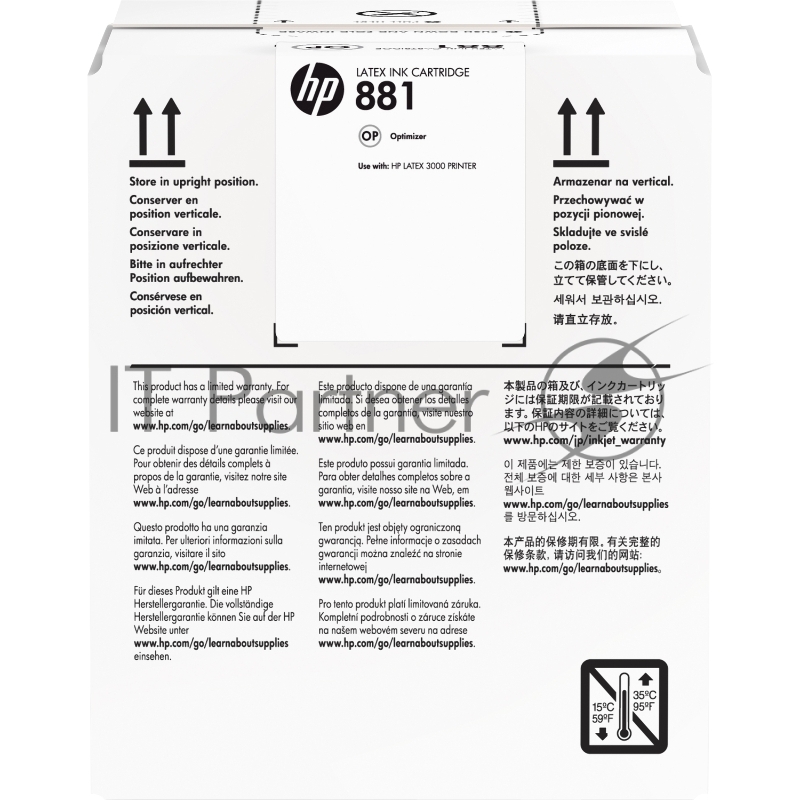 Картридж HP 881 5L Latex Optimizer Ink Cartridge