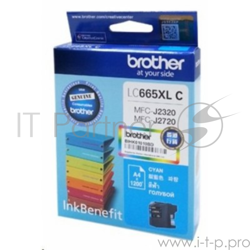 Картридж Brother LC665XLC