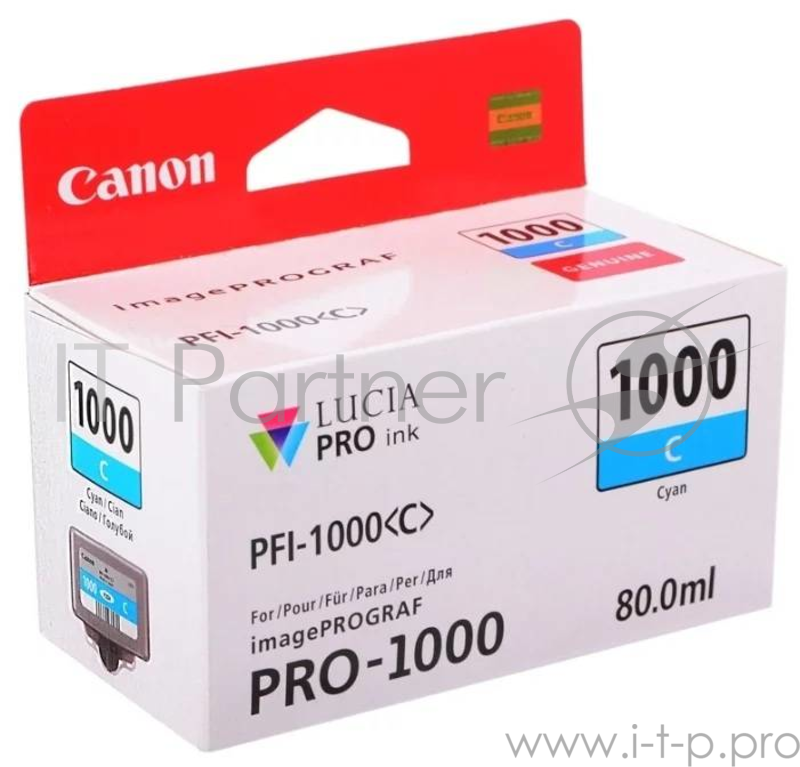 Картридж CANON PFI-1000 C Cyan