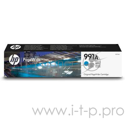 Картридж HP 991A Cyan Original PageWide Cartridge(M0J74AE)