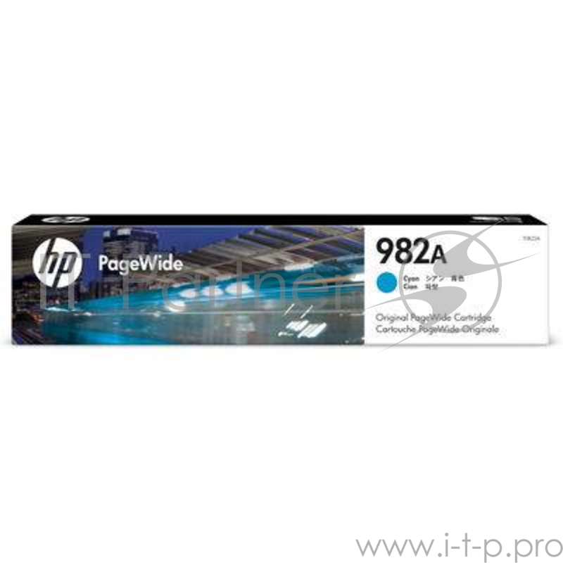 Картридж HP 982A Cyan PageWide Enterprise Color 765/780/785 T0B23A 8000 стр.