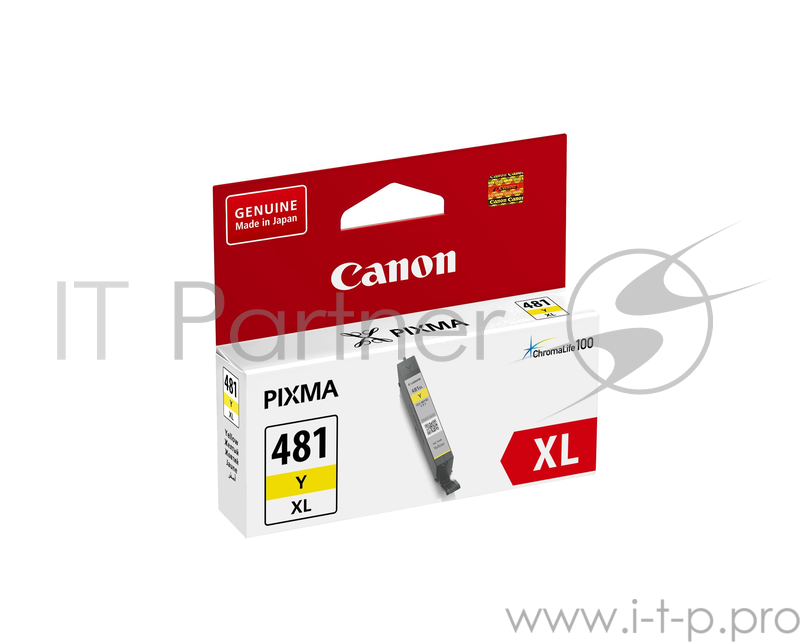 Картридж струйный Canon CLI-481XL Y 2046C001 желтый для Canon Pixma TS5140/6140/8140/8540