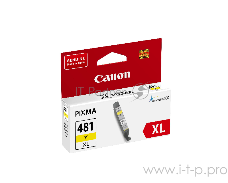 Картридж струйный Canon CLI-481XL Y 2046C001 желтый для Canon Pixma TS5140/6140/8140/8540