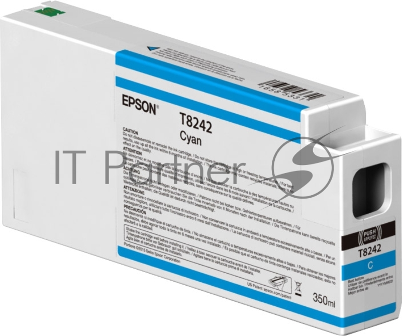 Картридж Singlepack Cyan T824200 UltraChrome HDX/HD 350ml