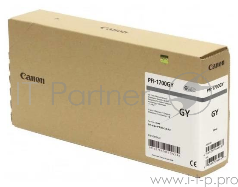 Картридж CANON PFI-1700 GY Grey
