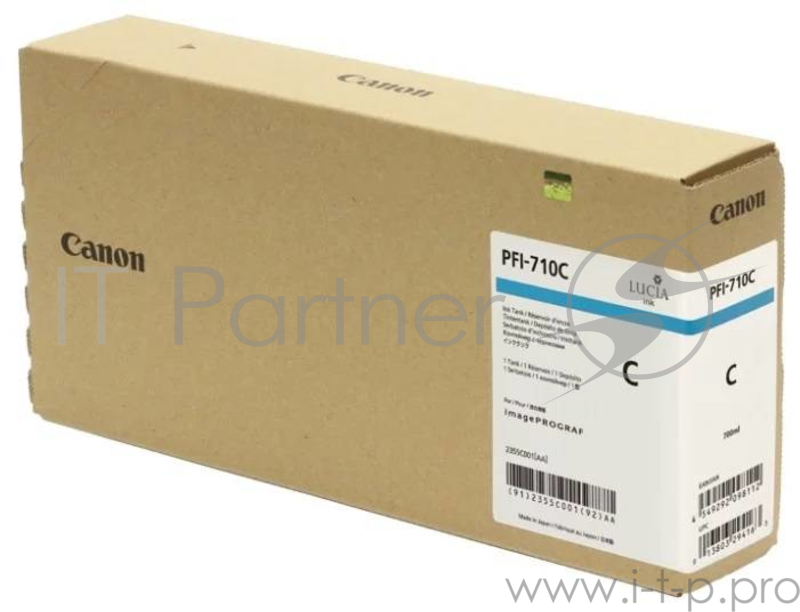 Картридж CANON PFI-710 C голубой