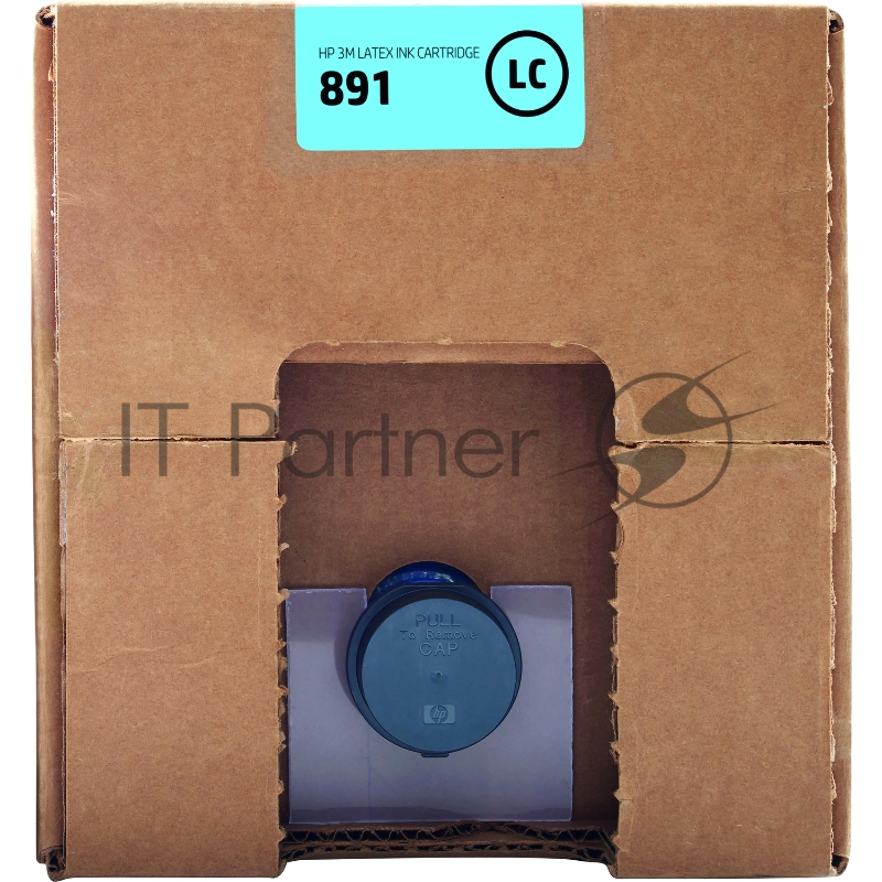 Картридж струйный HP 891 10L Lt Cyan Latex Ink Cartridge