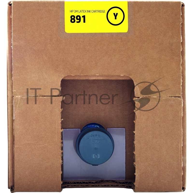 Картридж струйный HP 891 10L Yellow Latex Ink Cartridge