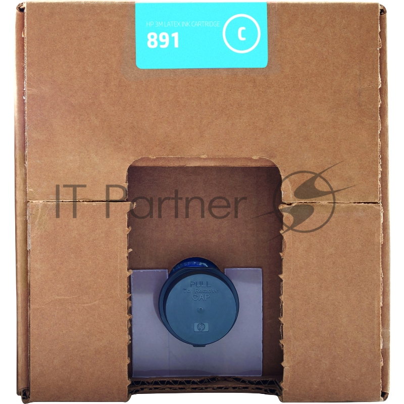 Картридж струйный HP 891 10L Cyan Latex Ink Cartridge