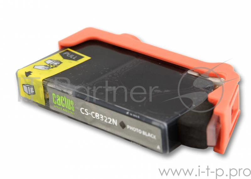 Картридж струйный Cactus CS-CB322N фото черный для №178XL HP PhotoSmart B8553/C5383/C6383/D5463 (12m