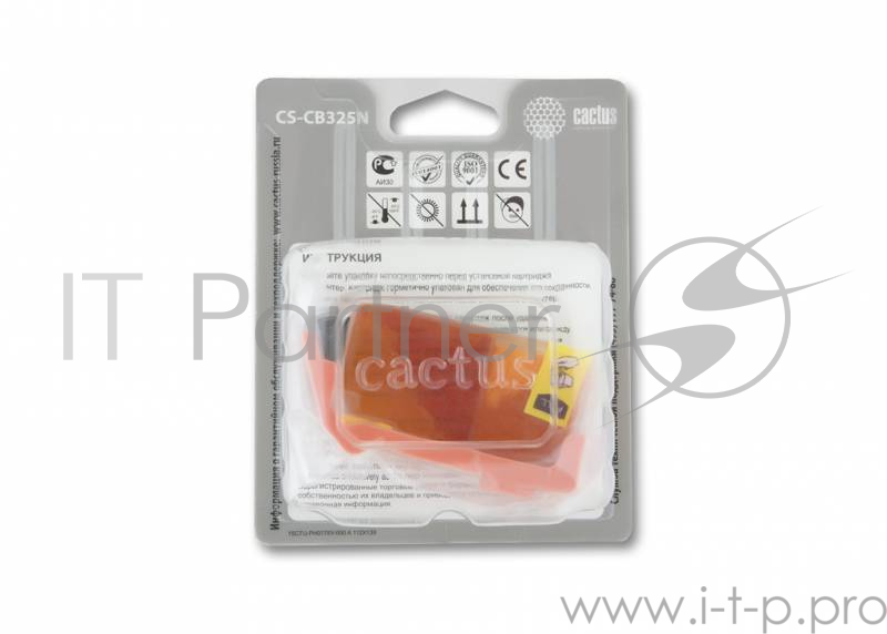 Картридж струйный Cactus CS-CB325N желтый для №178XL HP PhotoSmart B8553/C5383/C6383/D5463 (14,6ml)
