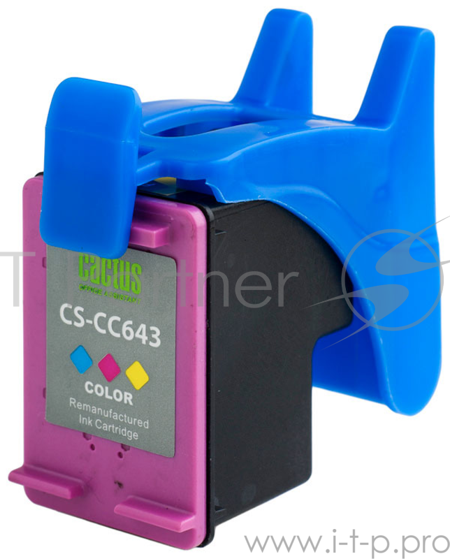 Картридж струйный Cactus CS-CC643 многоцветный для №121 HP DeskJet D1663/D2563/F2423F4275/F4283 (12m