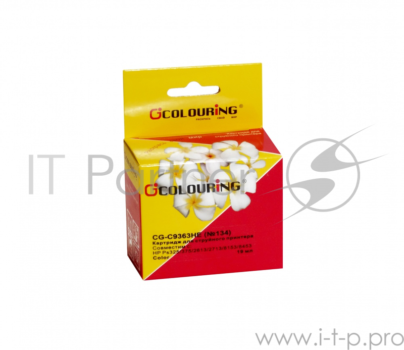 Картридж CG-C9363HE №134 для принтеров HP PS325/375/2613/2713/8153/8453/ Color водные Colouring