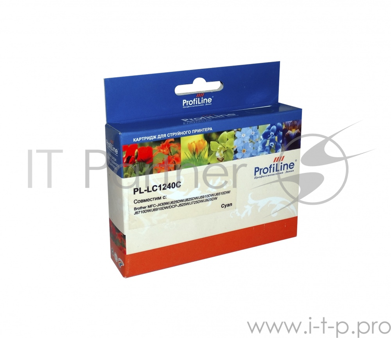 Картридж для принтеров Brother LC1240С MFC-J6510DW/6710DW/6910DW/DJ525 Cyan водн ProfiLine
