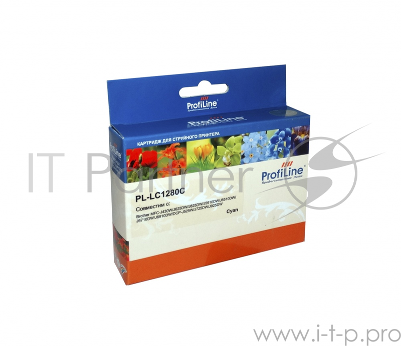 Картридж для принтеров Brother LC1280C MFC-J6510DW/6710DW/6910DW Cyan водн ProfiLine