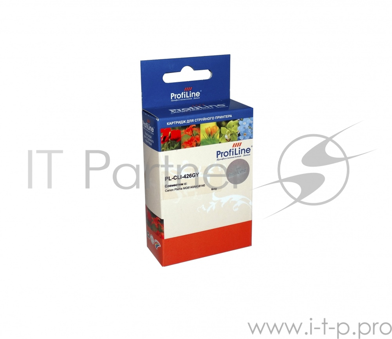 Картридж PL-CLI-426GY с чипом для принтеров Canon Pixma MG6140/MG8140 grey водн ProfiLine