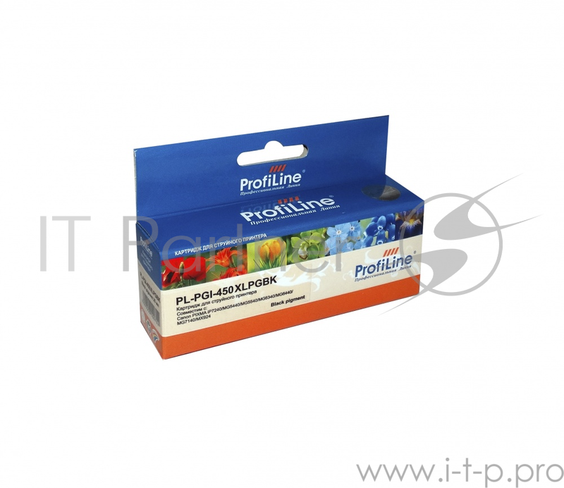 Картридж PL-PGI-450PGBK для Canon PIXMA iP7240/MG5440/MG5540/MG6340/MG Black пигм ProfiLine