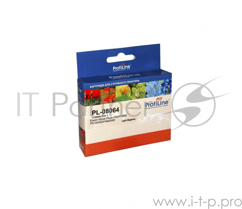 Картридж PL-08064 для принтеров Epson StylusPhoto P50/PX660/PX720WD/PX820WD Light Magenta водн ProfiLine