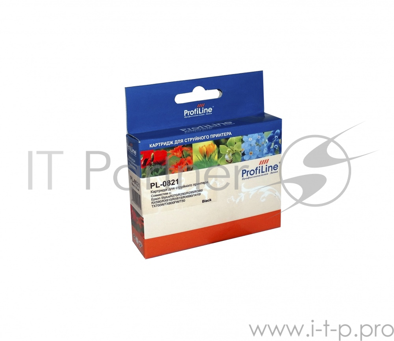 Картридж PL-0821 для принтеров Epson StylusR270/R290/R295/R390/RX59 Black водн ProfiLine