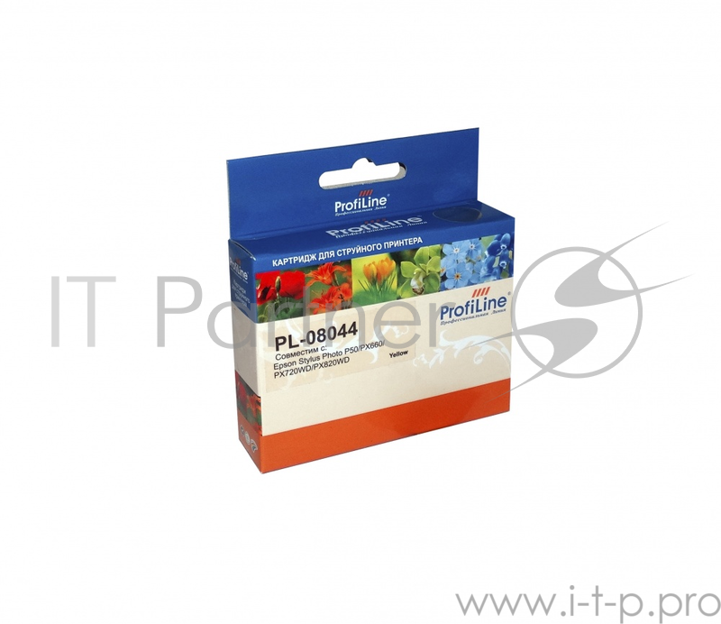 Картридж PL-08044 для принтеров Epson StylusPhoto P50/PX660/PX720WD/PX820WD Yellow водн ProfiLine