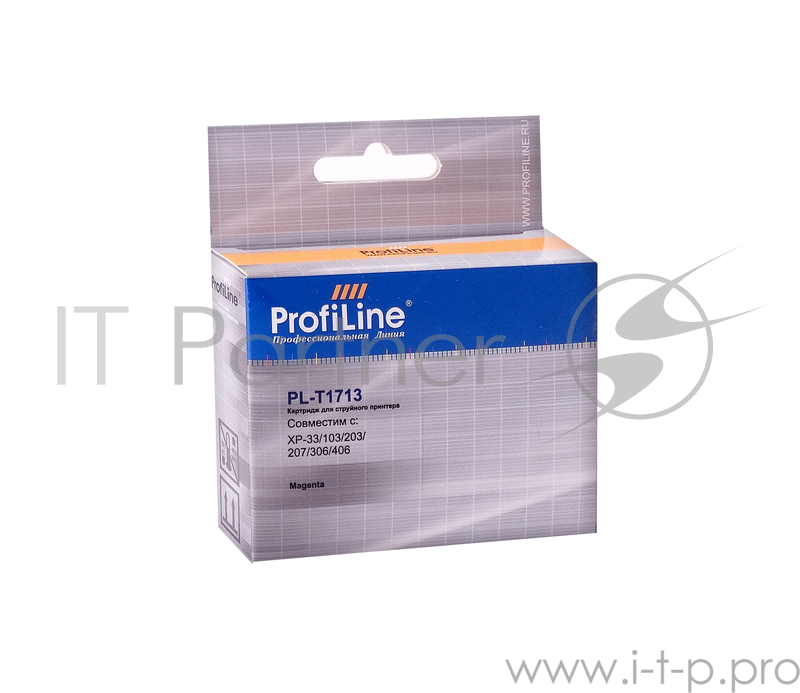 Картридж PL-T1713 для EPSON XP-33/103/203/207/303/306/313/ экономичный повышенной емкости Magenta водн ProfiLine