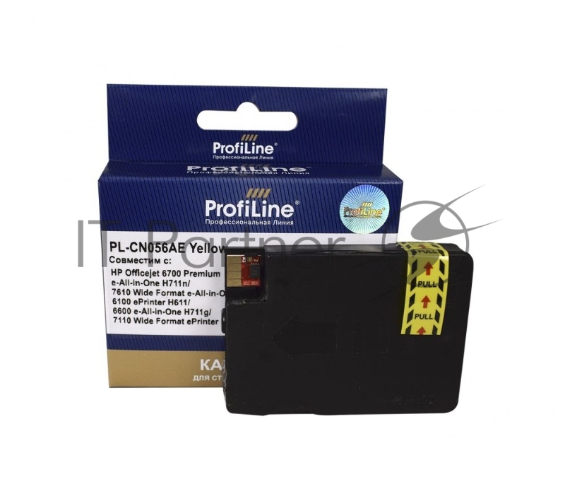 Картридж PL-CN056AE (№933XL) для принтеров HP Officejet 6700 Premium e-All-in-One H711n/7610 Wide Format e-All-in-One/6100 ePrinter H611/6600 e-All-in-One H711g/7110 Wide Format ePrinter H812a Yellow ProfiLine