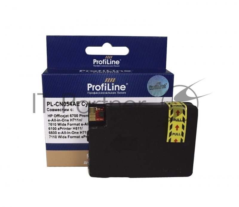 Картридж PL-CN054AE (№933XL) для принтеров HP Officejet 6700 Premium e-All-in-One H711n/7610 Wide Format e-All-in-One/6100 ePrinter H611/6600 e-All-in-One H711g/7110 Wide Format ePrinter H812a Cyan ProfiLine