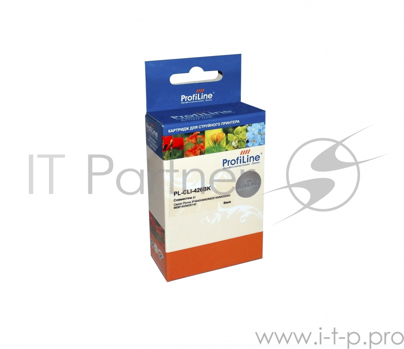Картридж PL-CLI-426BK с чипом для принтеров Canon Pixma IP4840/MG5140/MG5240/MG6140/MG Black водн ProfiLine