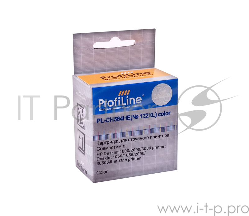 Картридж PL-CH564HE №122XL для принтеров HP Deskjet 1000/1050/1055/1510/2000/2050/ Color водные ProfiLine
