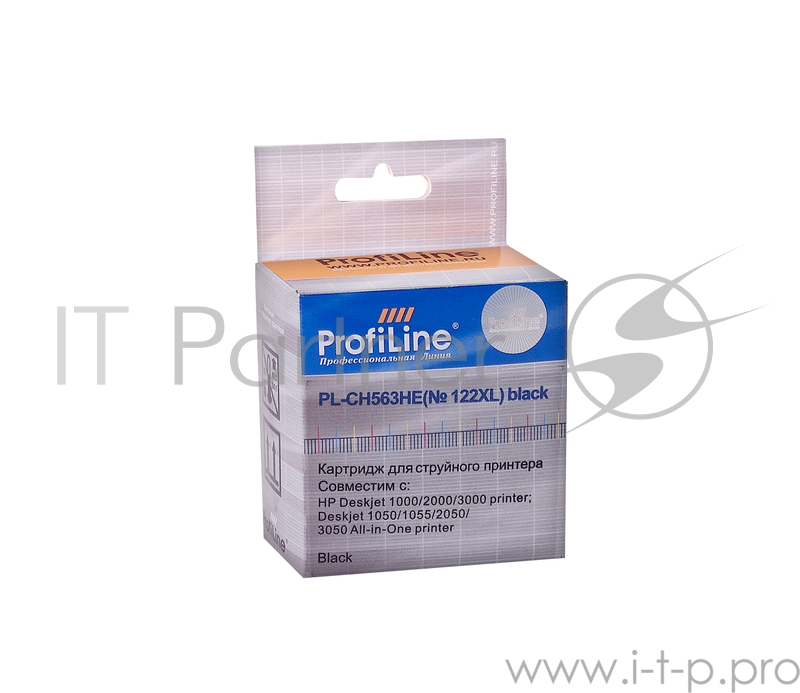 Картридж PL-CH563HE №122XL для принтеров HP Deskjet 1000/1050/1055/1510/2000/2050/ Black пигмент ProfiLine