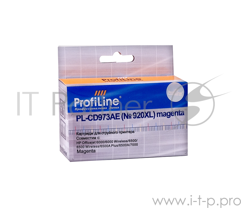Картридж PL-CD973AE №920XL для принтеров HP officejet 6000/6500/7000 Magenta водн ProfiLine