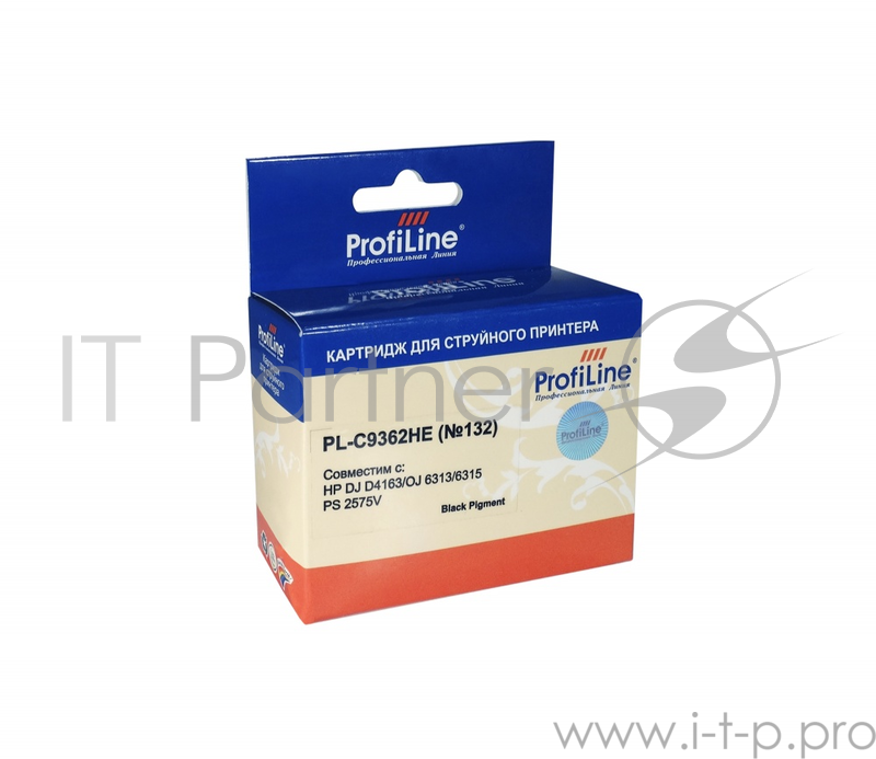 Картридж PL-C9362HE №132 для принтеров HP Deskjet D4260/D4360 Photosmart C4280/C4380/C4385/C4480/C4524/ Officejet J5730/J5780/J5785/J6410/J6415 Black пигмент ProfiLine