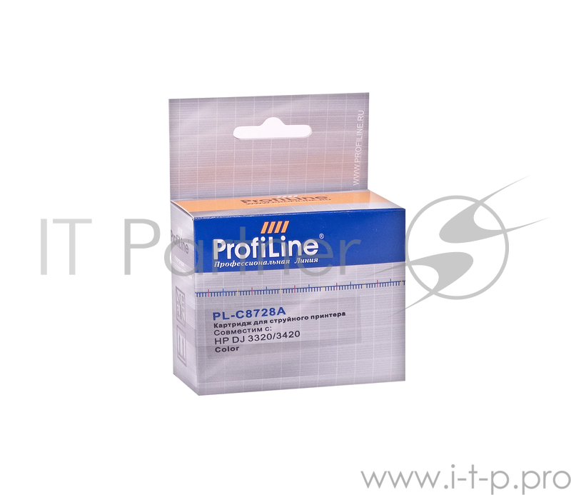 Картридж PL-C8728A для принтеров HP DJ 3320/3420/3845 Color водн ProfiLine