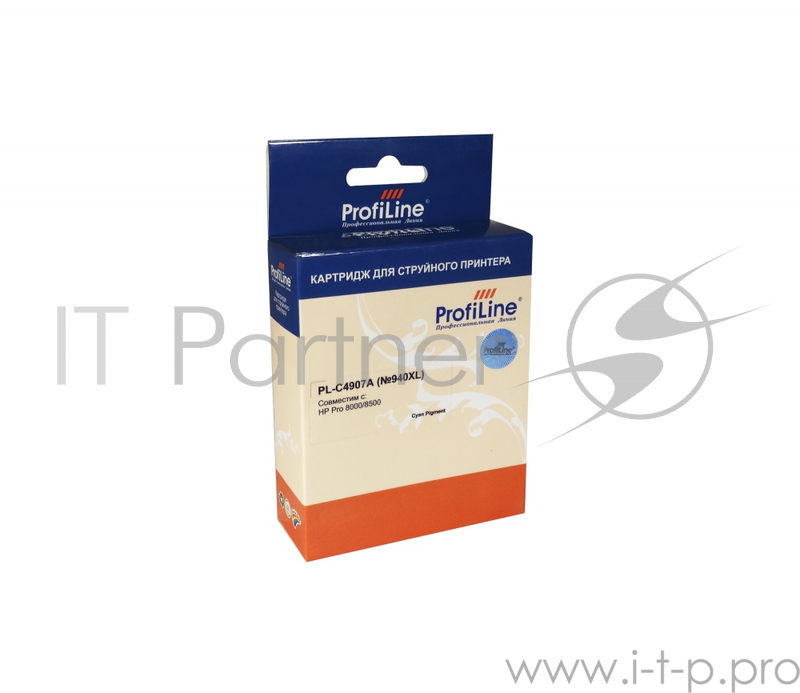Картридж PL-C4907A №940XL для принтеров HP Officejet Pro 8000/8500 Cyan пигмент ProfiLine
