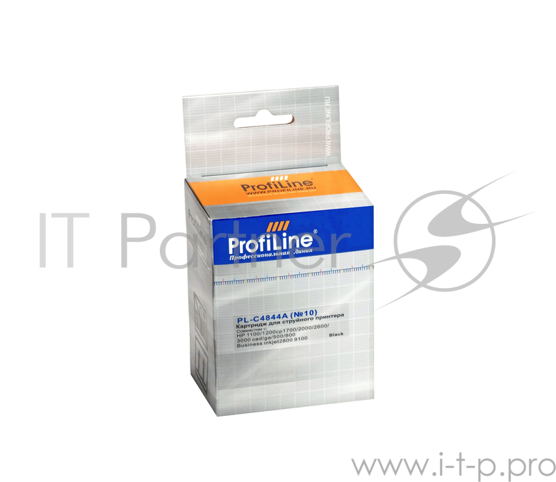 Картридж PL-C4844A №10 для принтеров HP Designjet 100/500/70/800/815/820/Business Inkjet1000/1100/1200/1700/2000 Black пигмент ProfiLine