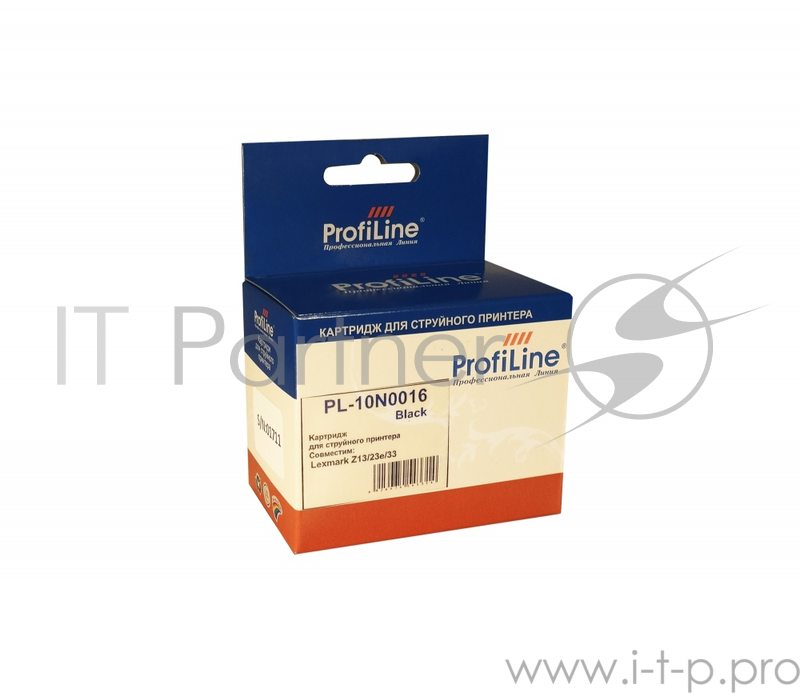Картридж PL-10N0016 для принтеров Lexmark Z13/23e/33 Black водн ProfiLine