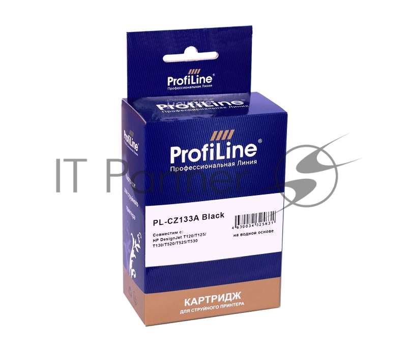 Картридж PL-CZ133A №711 для принтеров HP DESIGNJET T120/T520 Black пигмент ProfiLine