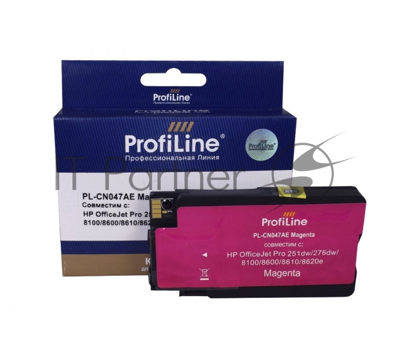 Картридж PL-CN047AE №951XL для принтеров HP OfficeJet Pro 251dw/276dw/8100/8600/8610/862 Magenta пигмент ProfiLine