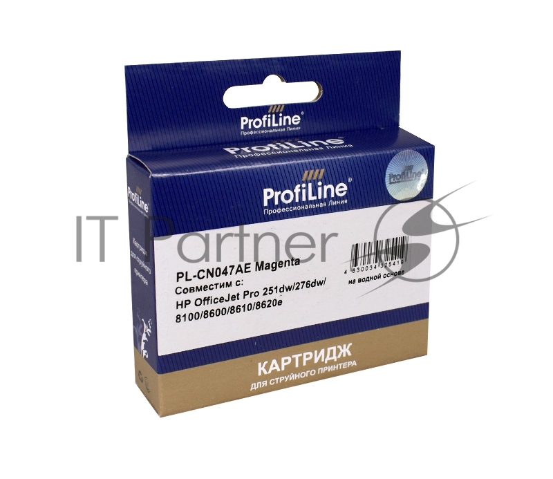 Картридж PL-CN047AE №951XL для принтеров HP OfficeJet Pro 251dw/276dw/8100/8600/8610/862 Magenta пигмент ProfiLine