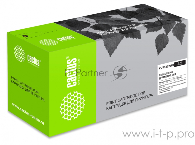 Картридж Cactus 013R00591 CS-WC5325XR черный (96000стр.) для Xerox 5325/5330