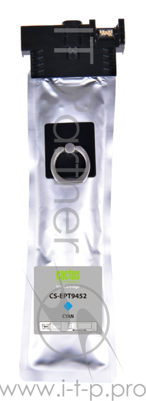 Картридж струйный Cactus CS-EPT9452 голубой (66мл) для Epson WF-C5290DW/C5790DW